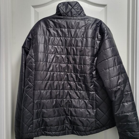 Buffalo Wild Wings Managers Jacket Light Coat XL Black EUC Quilted Full Zip - Picture 6 of 8